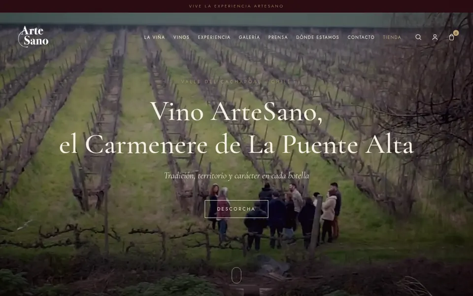Maqueta ArteSano Carmenere, de Bigcode
