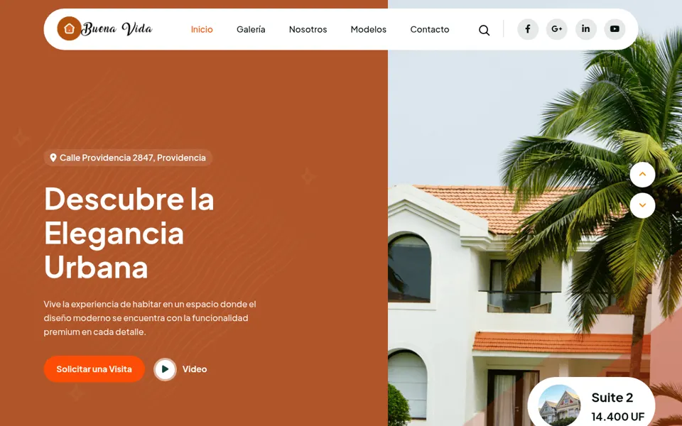 Maqueta Propiedades Vidabuena, de Bigcode