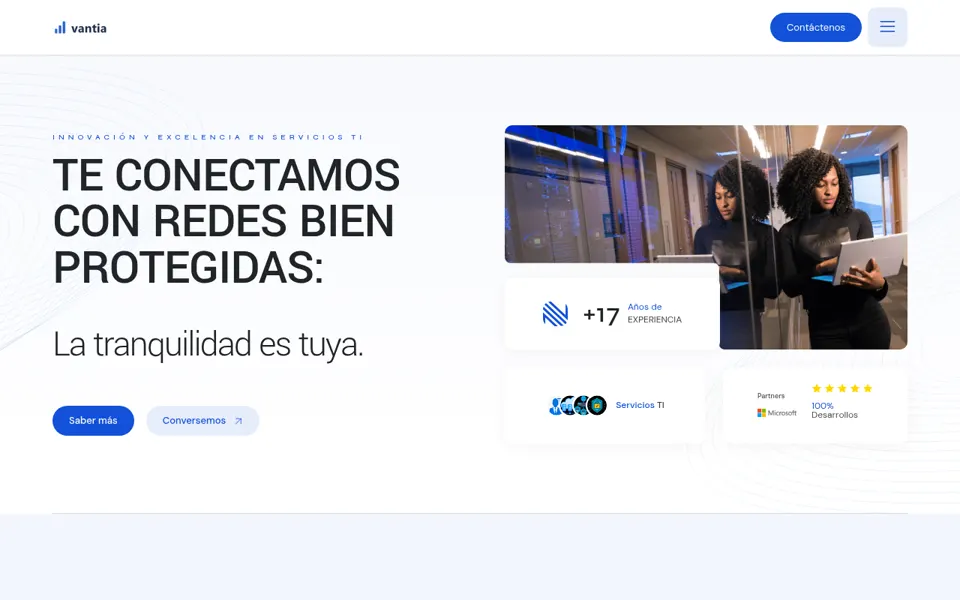 Maqueta Vantia · Creativa, de Bigcode