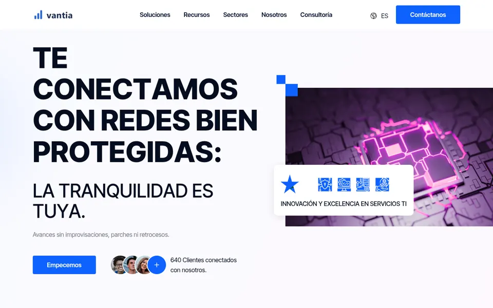 Maqueta Vantia · Elegante, de Bigcode