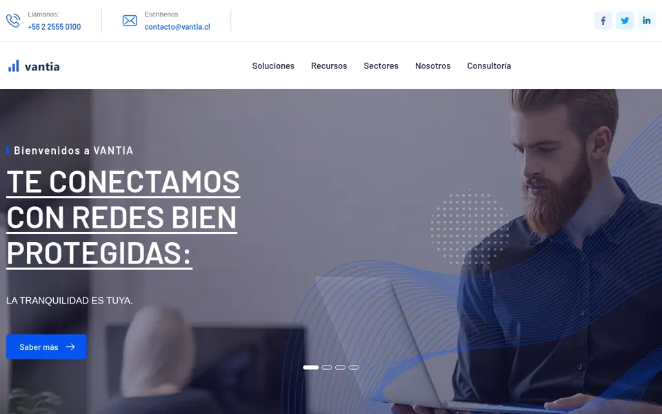 Maqueta Vantia · Parallax, de Bigcode